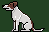 Dog Running icon/pixelart