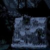 Shaded Waterfall icon/pixelart