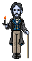 Ghosts of Goth II - Sheridan Le Fanu icon/pixelart