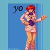 Shermie - KOF icon/pixelart