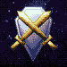 Shield in the Stars icon/pixelart