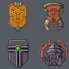 Shield icon 48x48 icon/pixelart