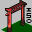 Shinto Gate (Torii) icon/pixelart