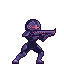 Futuristic Soldier, Now Shooting! icon/pixelart