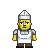 Short Order Cook icon/pixelart