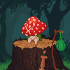 Forest Encounter icon/pixelart