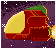 space ship icon/pixelart