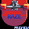 AeroZ Skateboard Collaboration / Raze Board icon/pixelart
