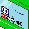Skateshop icon/pixelart