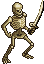 Skeleton icon/pixelart