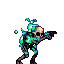 Skeleton Ghost icon/pixelart