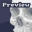 Skull study icon/pixelart