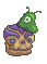 The Brain Slug is Contagious icon/pixelart