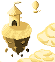 I dream of golden skies icon/pixelart