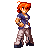 Slacker Woman icon/pixelart
