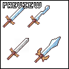 Few swords icon/pixelart