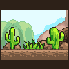 Platformer Mockup icon/pixelart