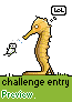 SeaHorse + Aquatic Park xD icon/pixelart
