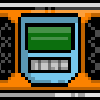 radio tape icon/pixelart