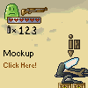 Action Game mockup! icon/pixelart