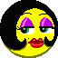 Flapper Smiley icon/pixelart