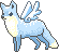 Snow Fox icon/pixelart