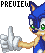 Sonic icon/pixelart