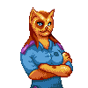 Space Cats - Dot icon/pixelart
