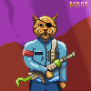 Space Cats - Burns icon/pixelart