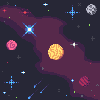 Deep Space icon/pixelart