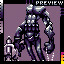 space man icon/pixelart