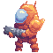 Space Trooper Idle icon/pixelart
