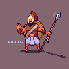 Spartan icon/pixelart