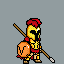 Spartan icon/pixelart