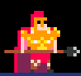 spartan and minotaur icon/pixelart
