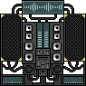 sound system animation icon/pixelart