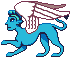 Greek Sphinx icon/pixelart