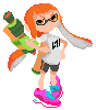 Splatoon girl X icon/pixelart