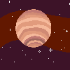 jupiter icon/pixelart