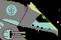 Space wasp icon/pixelart