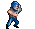 Captain Hammer Run Anim  icon/pixelart