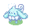 Sylph child walks icon/pixelart