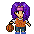 Baller Chick icon/pixelart