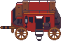 Stagecoach icon/pixelart