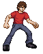 Me - fighting stance icon/pixelart