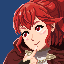 Anna portrait icon/pixelart
