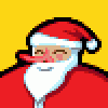 Bobbly Old St Nick icon/pixelart
