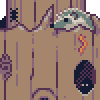 Natural house icon/pixelart