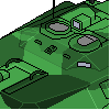 Swedish tank STRV122 icon/pixelart