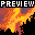 Sunset icon/pixelart